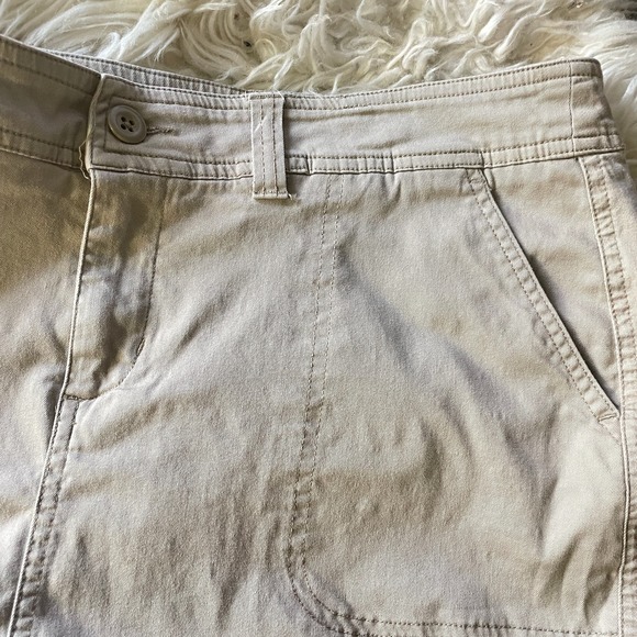 Woolrich Dove Chino Skirt Khaki Tan Active Women's Size 8 - Picture 4 of 10